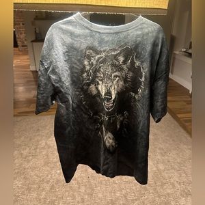 Vtg wolf nature tee